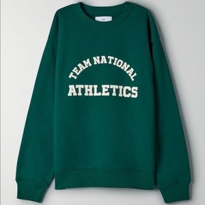 NWT! TNA Aritzia Graphic Sweatshirt